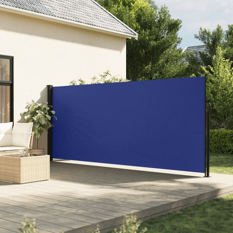 Vidaxx udtrækbar vindskærm 160x600 cm blå