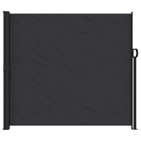 Vidaxx udtrækbar vindskærm 180x600 cm sort