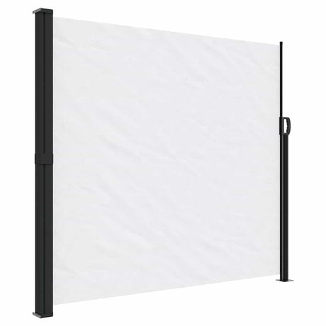 Vidaxx udtrækbar vindskærm 180x600 cm hvid
