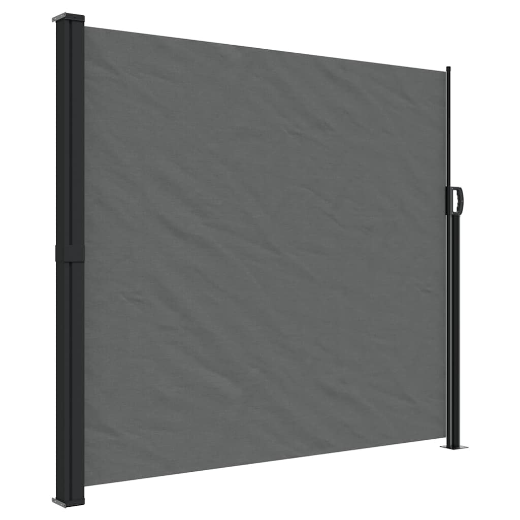 Vidaxx udtrækbar vindskærm 180x600 cm antracit