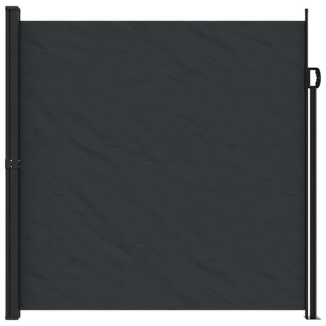 Vidaxx udtrækbar vindskærm 200x600 cm sort
