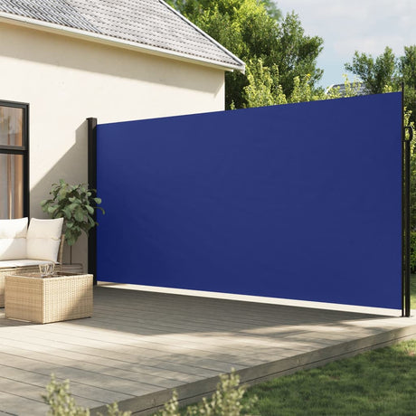 Vidaxx udtrækbar vindskærm 200x600 cm blå