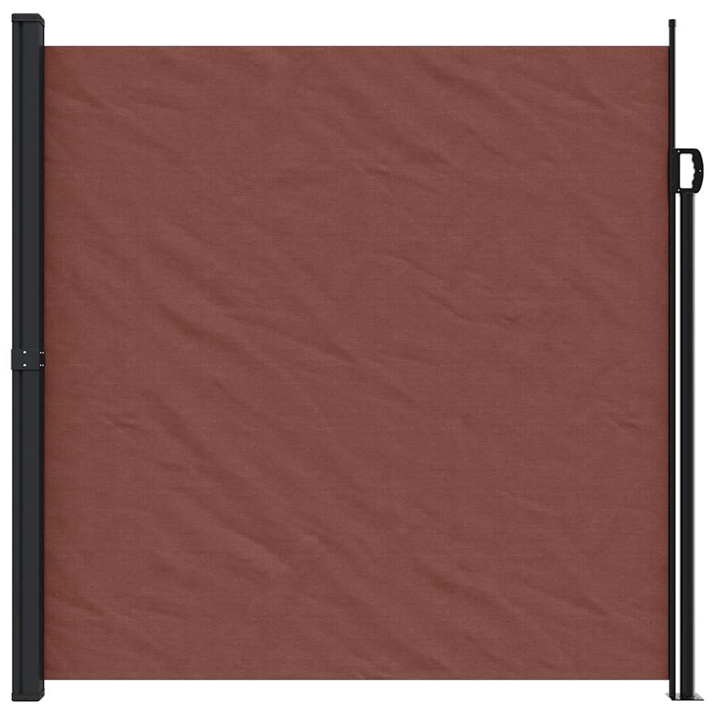Vidaxx udtrækbar vindskærm 200x600 cm brun