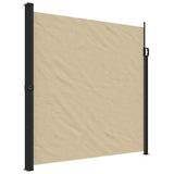 Vidaxx udtrækbar vindskærm 200x600 cm beige