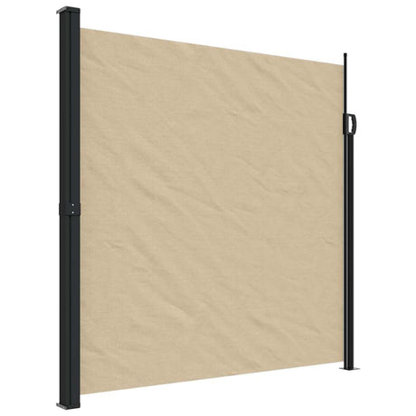 Vidaxx udtrækbar vindskærm 200x600 cm beige