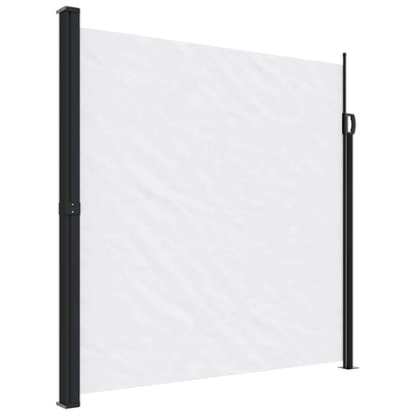Vidaxx udtrækbar vindskærm 200x600 cm hvid
