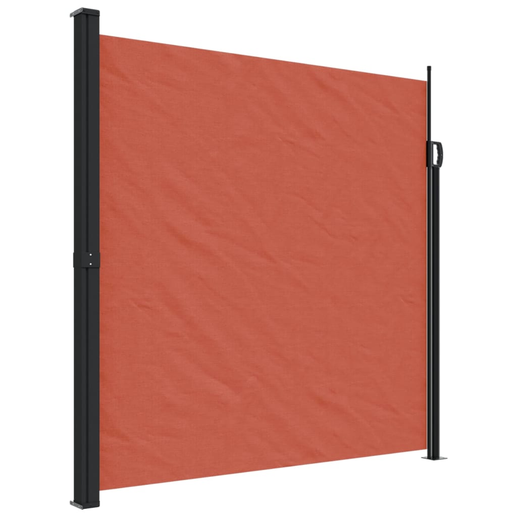 Vidaxx udtrækbar vindskærm 200x600 cm terracotta