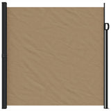 Vidaxx udtrækbar vindskærm 200x600 cm taupe