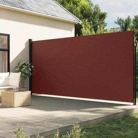 Vidaxx udtrækbar vindskærm 220x600 cm brun