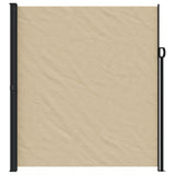 VidaXL Udtrækkelig vindskærm 220x600 cm beige