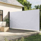 VidaXL Udtrækkelig vindskærm 220x600 cm hvid