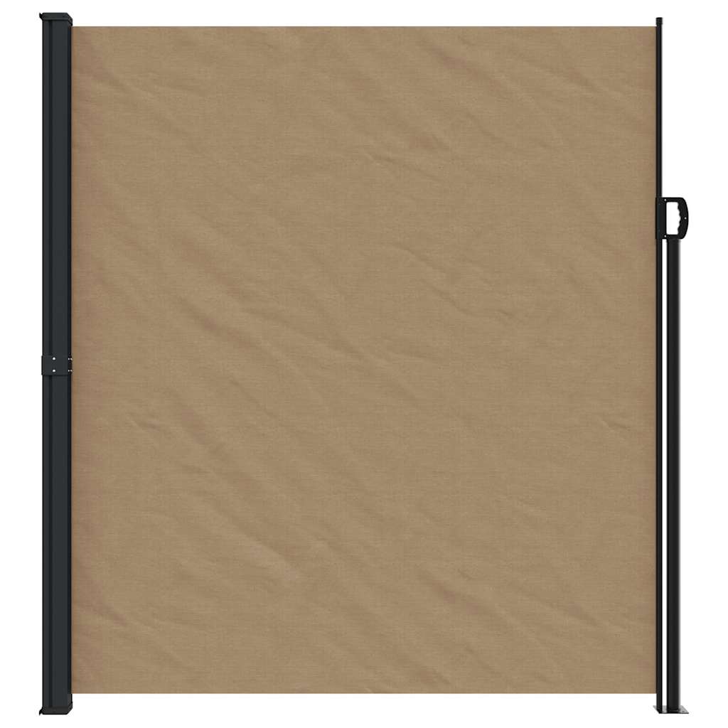 Vidaxx udtrækbar vindskærm 220x600 cm taupe