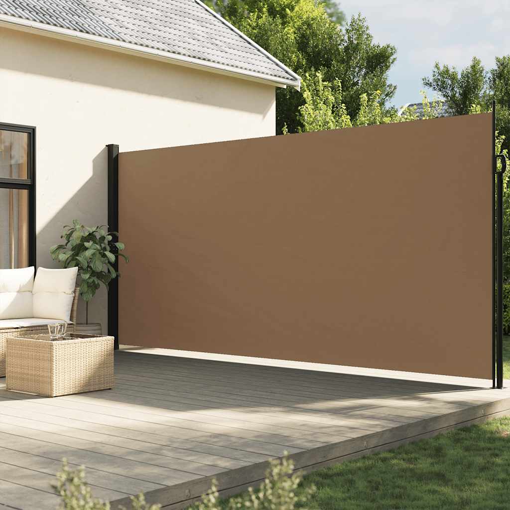 Vidaxx udtrækbar vindskærm 220x600 cm taupe