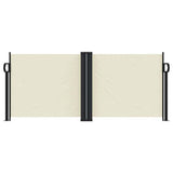 Vidaxx udtrækbar vindskærm 100x600 cm creme