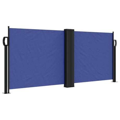 Vidaxx udtrækbar vindskærm 100x600 cm blå