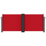 Vidaxx udtrækbar vindskærm 100x600 cm rød