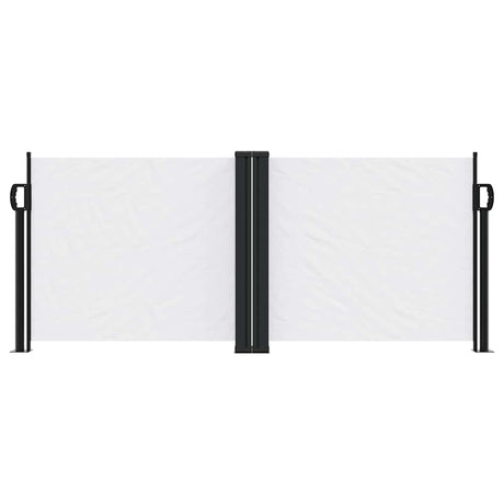 Vidaxx udtrækbar vindskærm 100x600 cm hvid