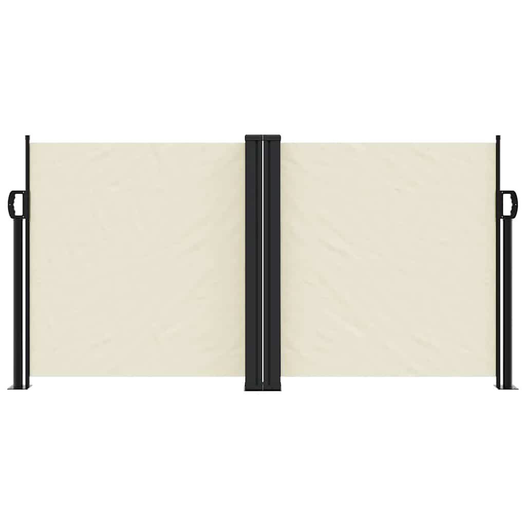 Vidaxx udtrækbar vindskærm 120x600 cm creme