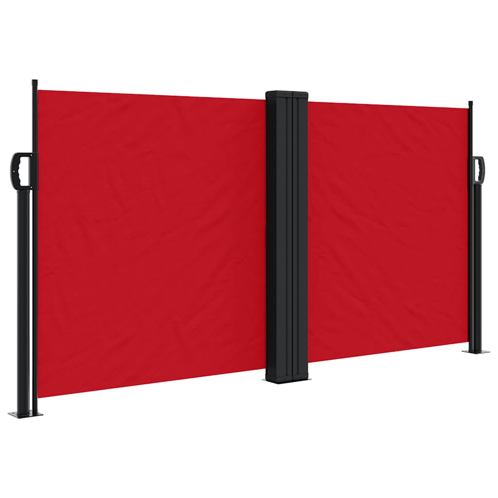 Vidaxx udtrækbar vindskærm 120x600 cm rød
