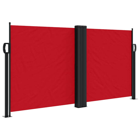 Vidaxx udtrækbar vindskærm 120x600 cm rød