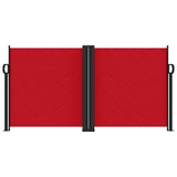 Vidaxx udtrækbar vindskærm 120x600 cm rød