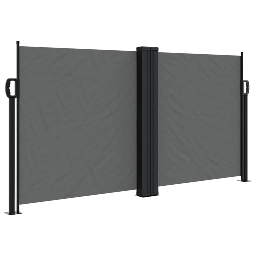 Vidaxx udtrækbar vindskærm 120x600 cm antracit