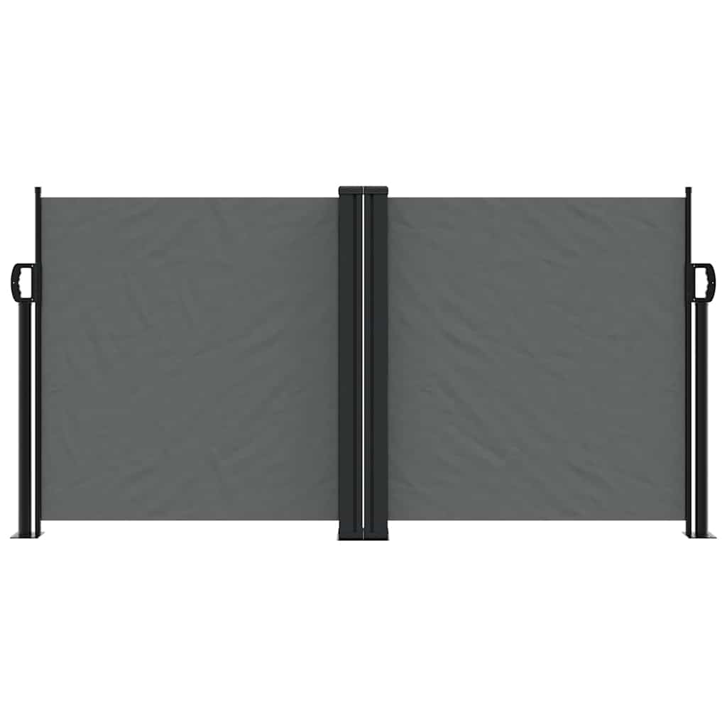 Vidaxx udtrækbar vindskærm 120x600 cm antracit
