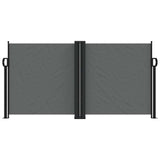 Vidaxx udtrækbar vindskærm 120x600 cm antracit