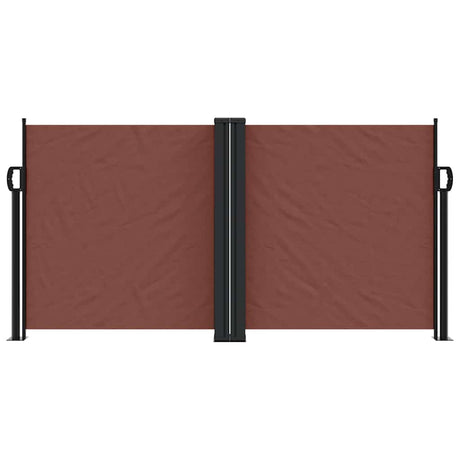 Vidaxx udtrækbar vindskærm 120x600 cm brun
