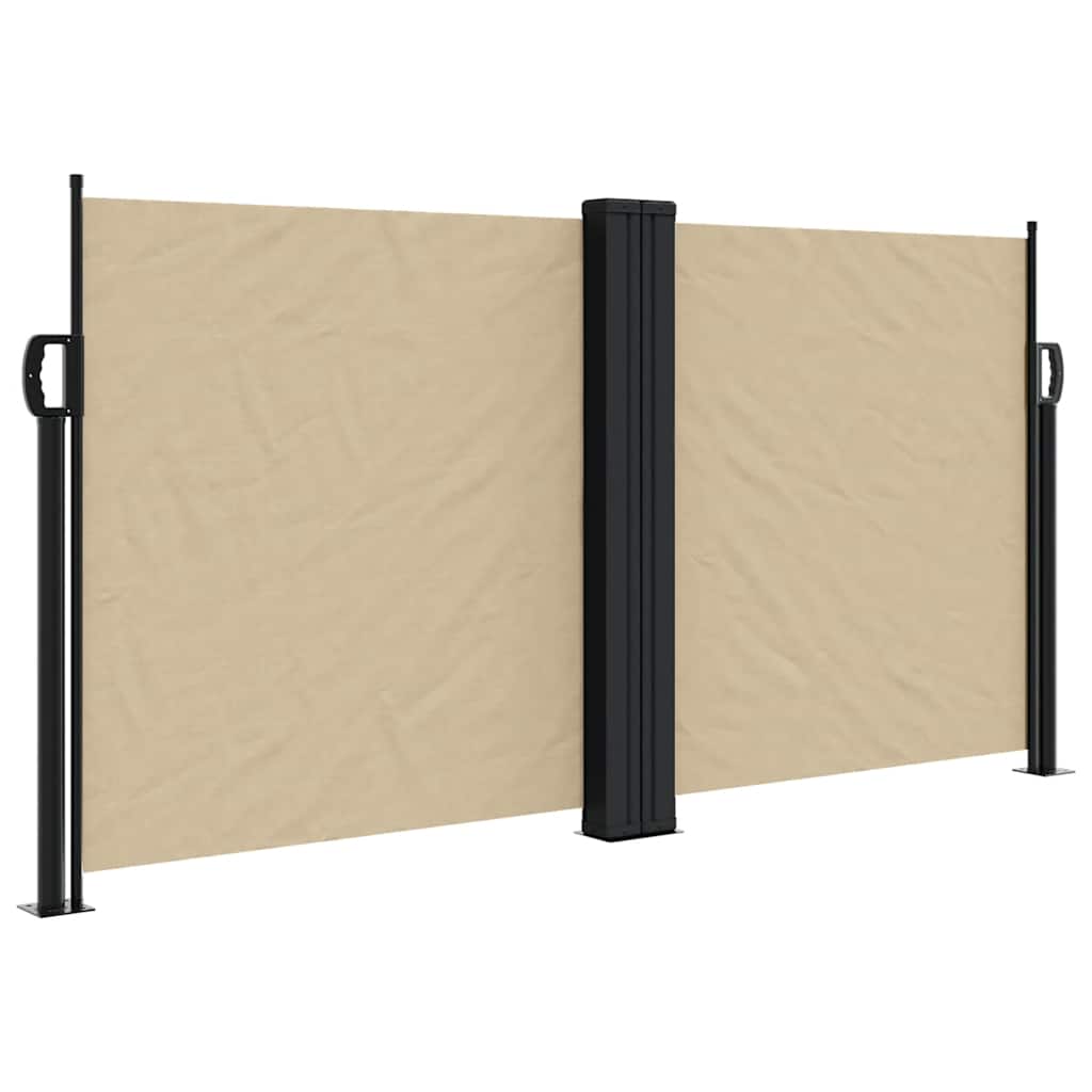 Vidaxx udtrækbar vindskærm 120x600 cm beige