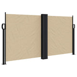 Vidaxx udtrækbar vindskærm 120x600 cm beige