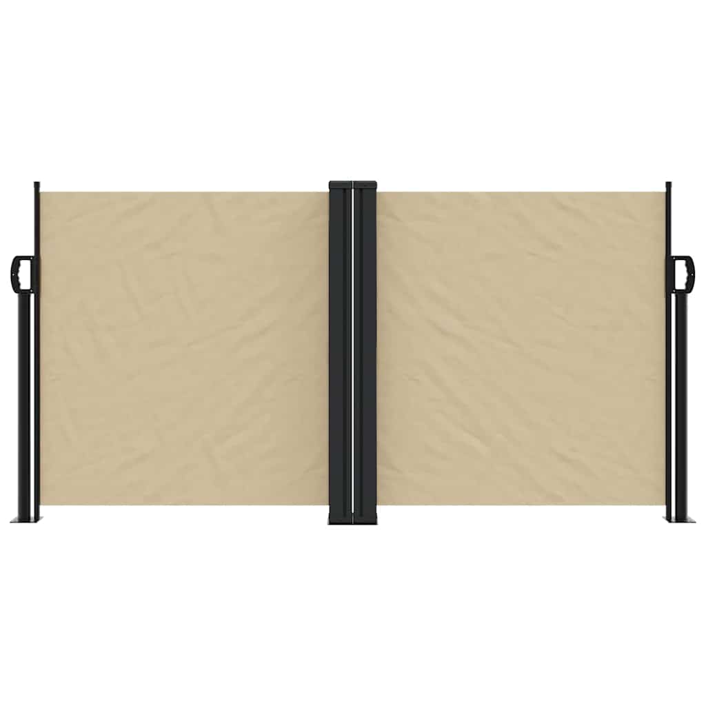 Vidaxx udtrækbar vindskærm 120x600 cm beige