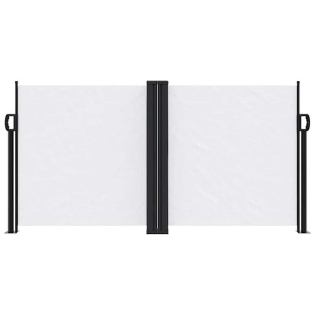 Vidaxx udtrækbar vindskærm 120x600 cm hvid