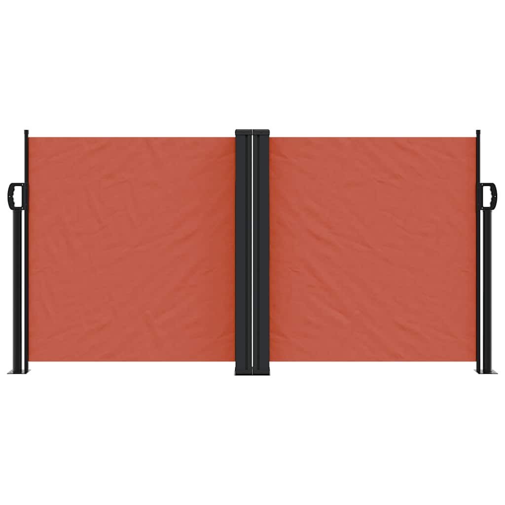 Vidaxx udtrækbar vindskærm 120x600 cm terracotta