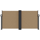 Vidaxx udtrækbar vindskærm 120x600 cm taupe