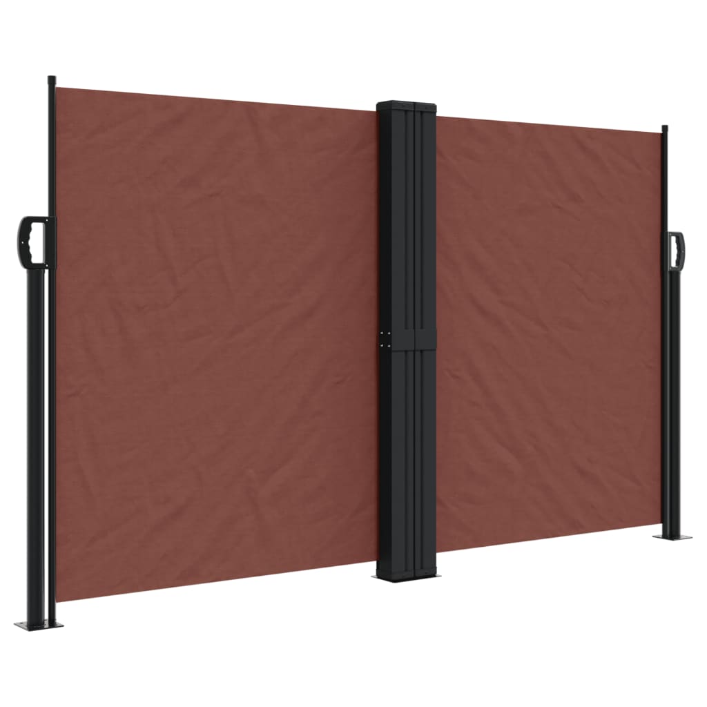 Vidaxx udtrækbar vindskærm 140x600 cm brun