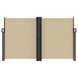 Vidaxx udtrækbar vindskærm 140x600 cm beige