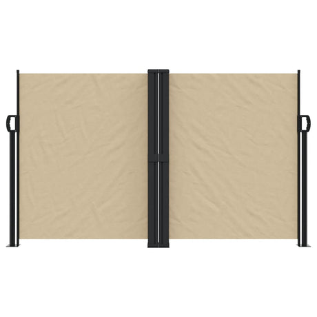 Vidaxx udtrækbar vindskærm 140x600 cm beige