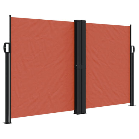 Vidaxx udtrækbar vindskærm 140x600 cm terracotta