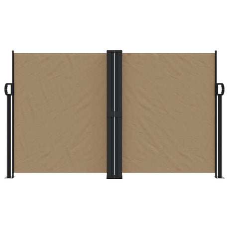 Vidaxx udtrækbar vindskærm 140x600 cm taupe