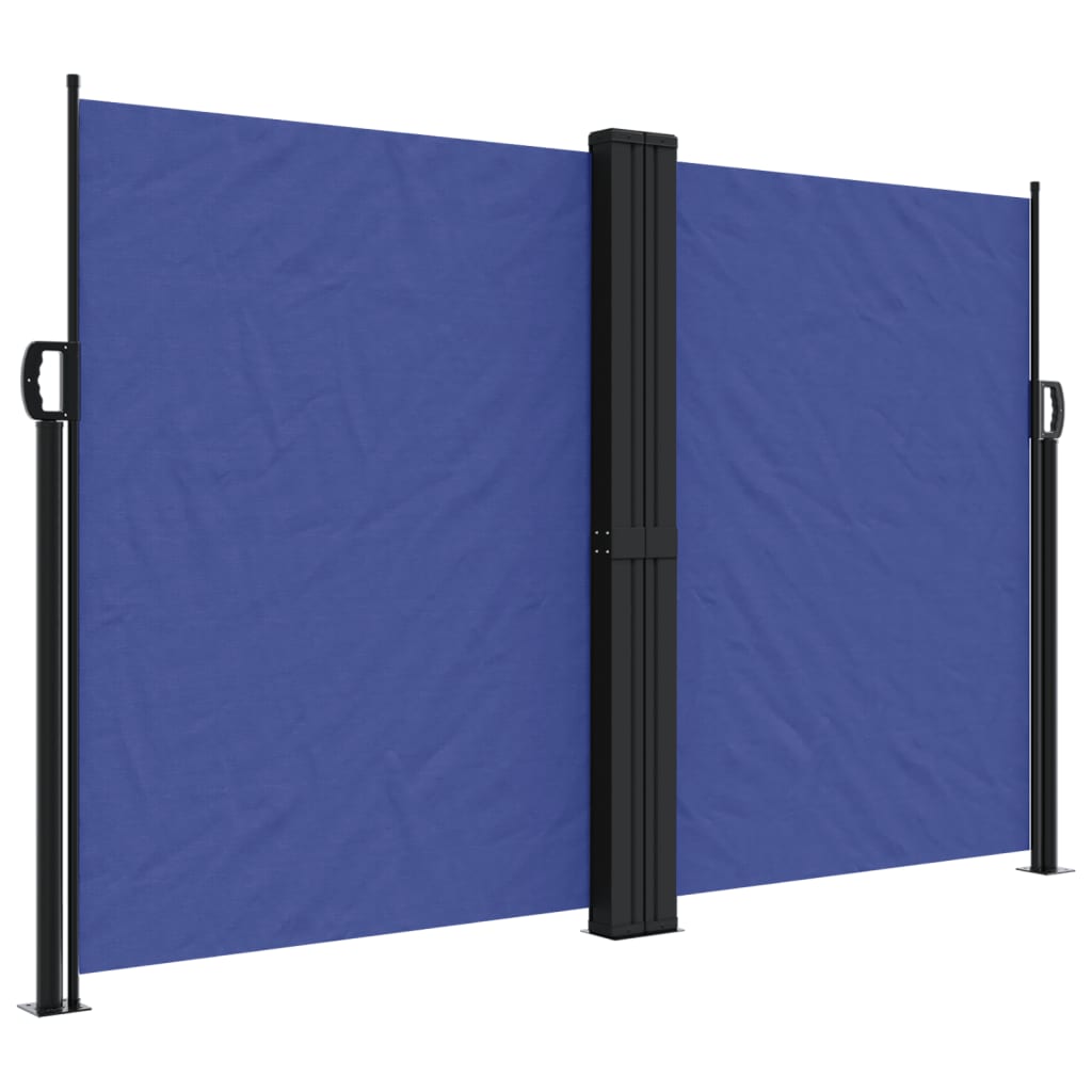 Vidaxx udtrækbar vindskærm 160x600 cm blå