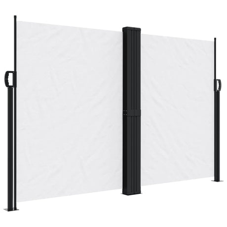 Vidaxx udtrækbar vindskærm 160x600 cm hvid
