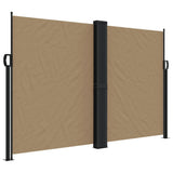 Vidaxx udtrækbar vindskærm 160x600 cm taupe