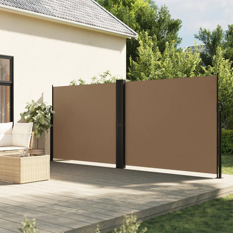 Vidaxx udtrækbar vindskærm 160x600 cm taupe