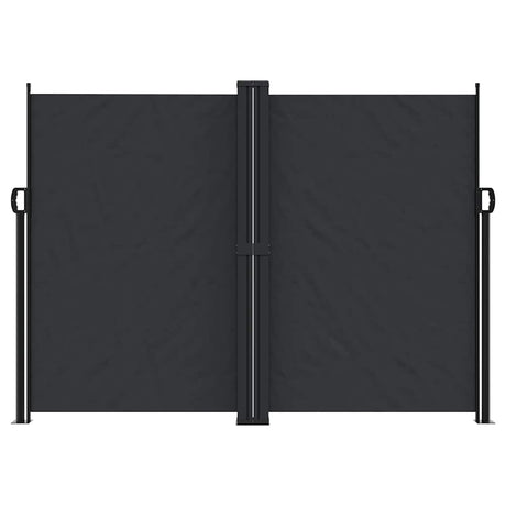 Vidaxx udtrækbar vindskærm 180x600 cm sort