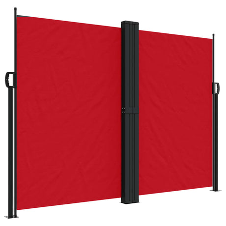 Vidaxx udtrækbar vindskærm 180x600 cm rød
