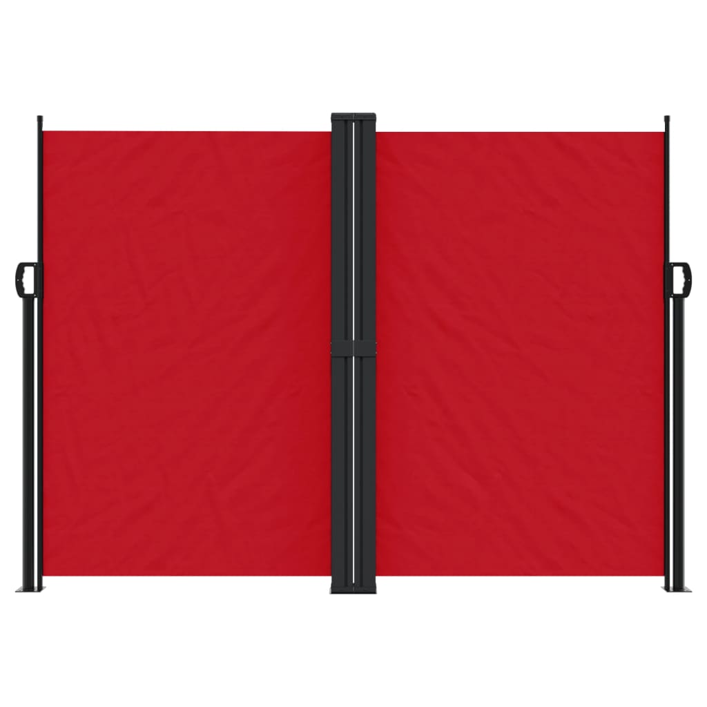 Vidaxx udtrækbar vindskærm 180x600 cm rød