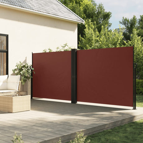 Vidaxx udtrækbar vindskærm 180x600 cm brun
