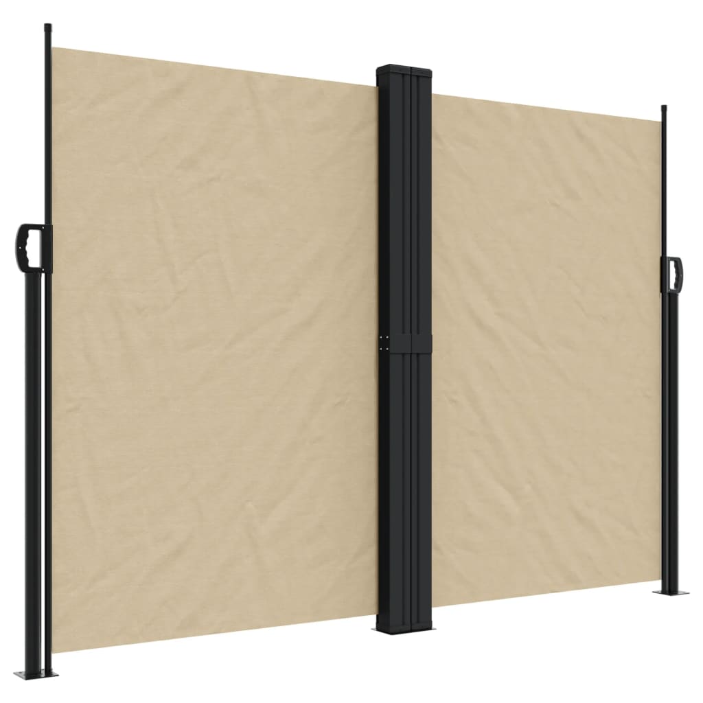 Vidaxx udtrækbar vindskærm 180x600 cm beige