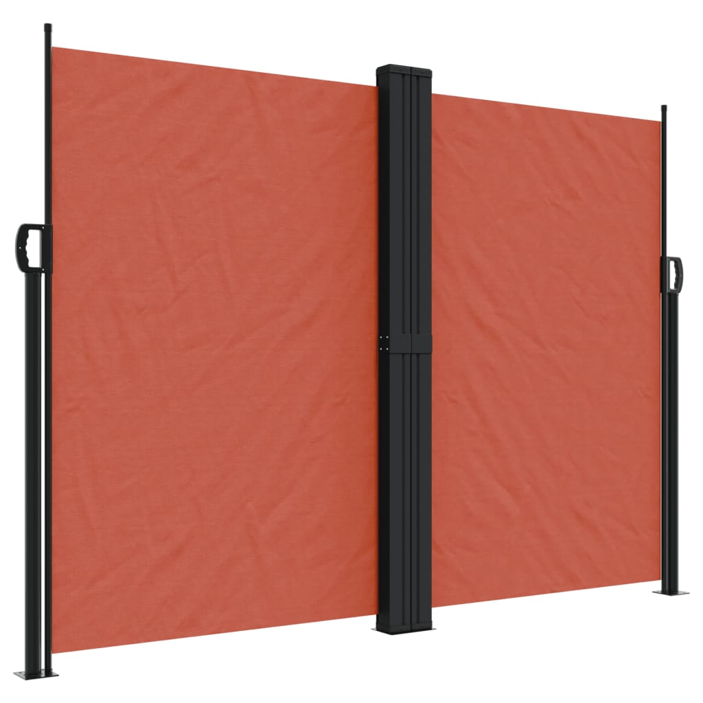 Vidaxx udtrækbar vindskærm 180x600 cm terracotta
